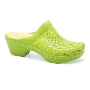 Dansko Pippa Lime Green Clog
